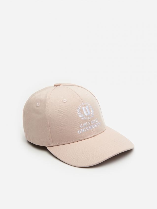 Embroidered cap - wheat - 0949A-12X - HOUSE
