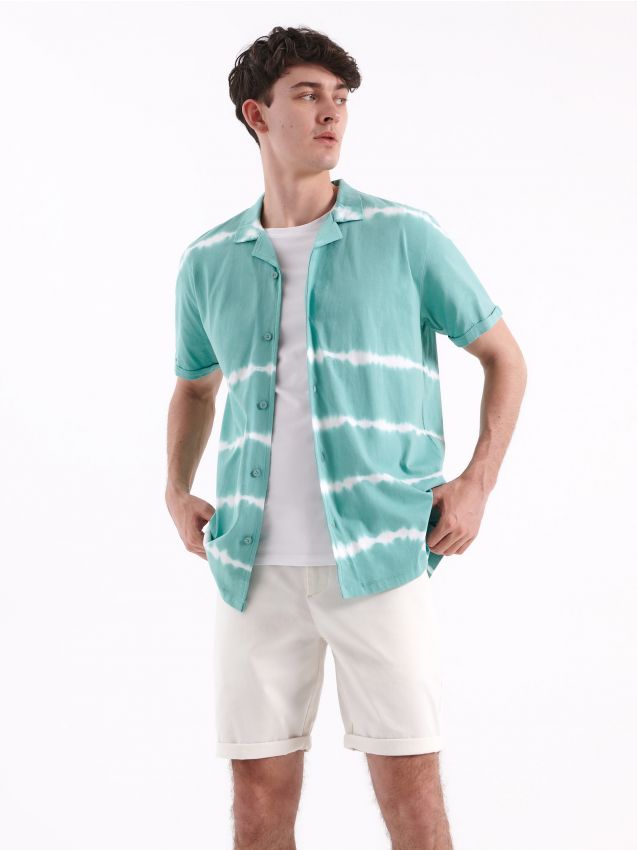 Krekls ar īsām piedurknēm - light turquoise - HOUSE