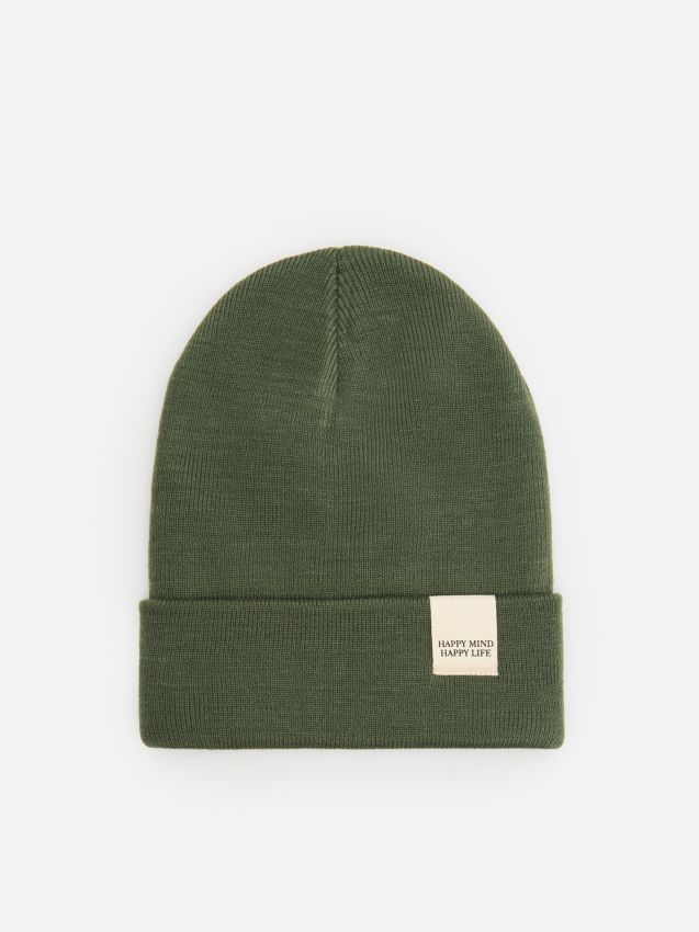 Aplikatsiooniga müts - olive - 1526E-91X - HOUSE