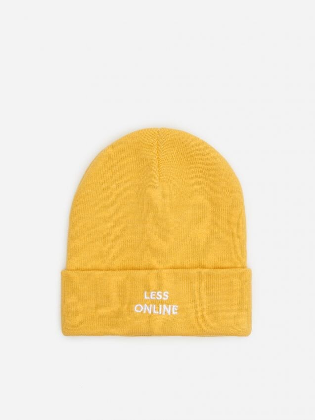 EMBROIDERED CAP - yellow - 1528E-11X - HOUSE