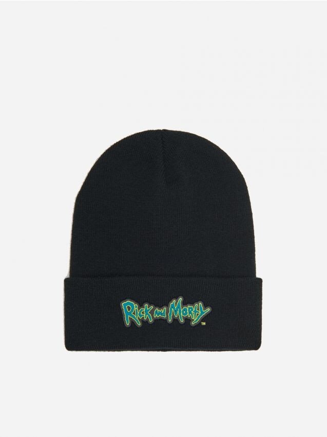 Czapka zimowa Rick and Morty - czarny - 1536E-99X - HOUSE