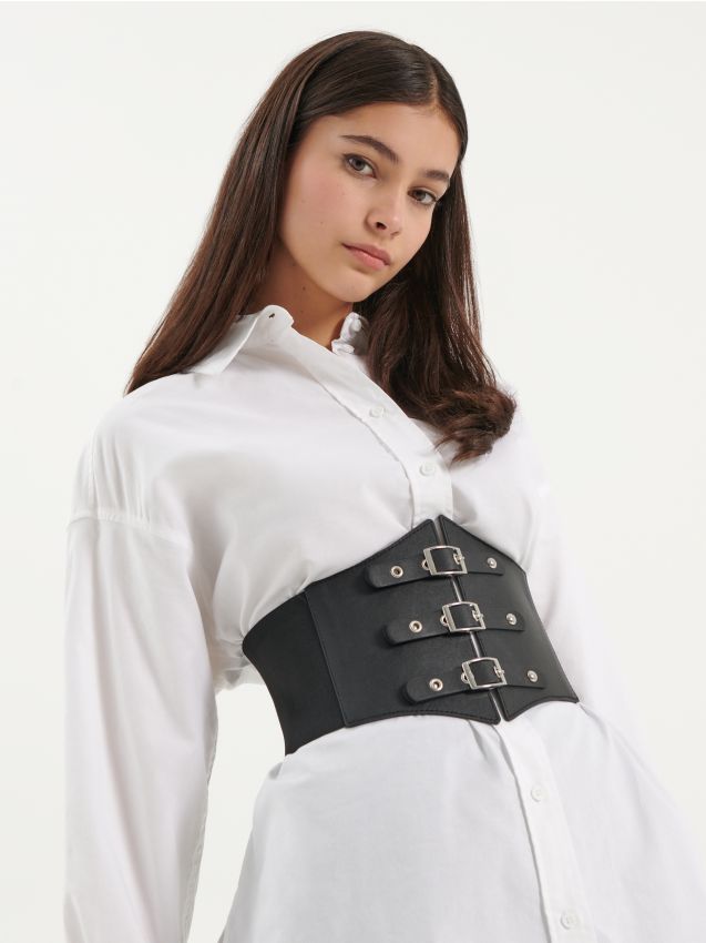 LADIES` BELT - μαυρο - HOUSE