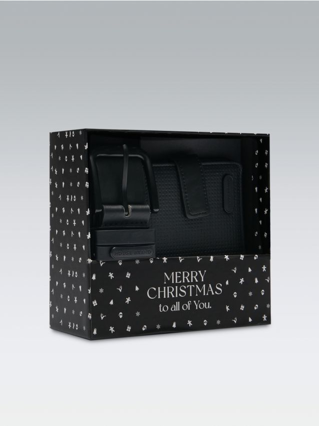 MEN`S BELT & WALLET - multicolor - 2153M-MLC - HOUSE