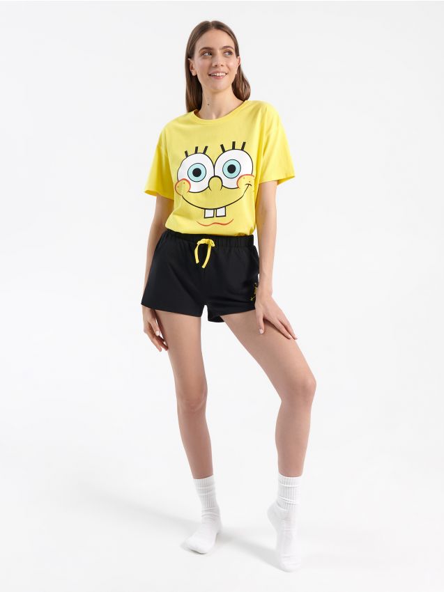 Mintás pizsamaszett SpongeBob - többszínű - HOUSE