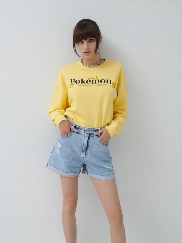 Джинсові шорти mom - blue jeans - 3006I-55J - HOUSE
