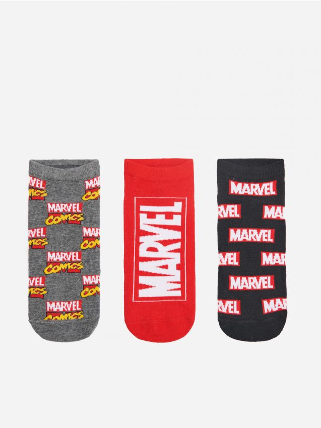 3 pár zokni Marvel - többszínű - HOUSE