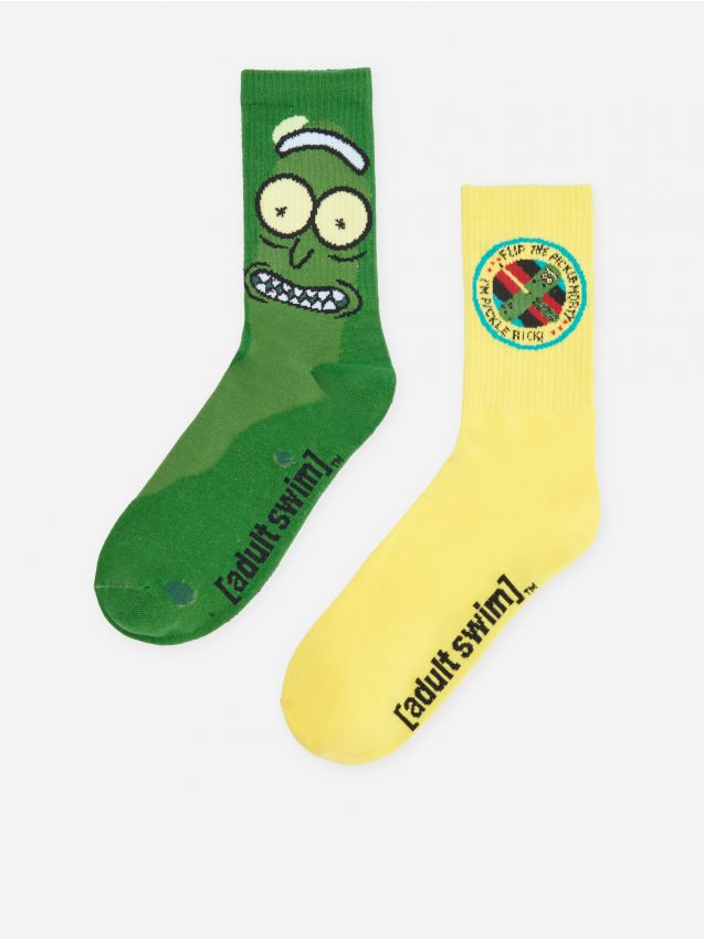 Komplet 2 parov nogavic Rick and Morty - večbarvna - HOUSE