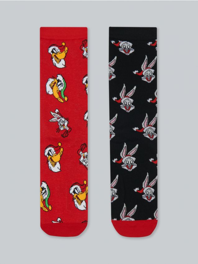 Șosete de Crăciun Looney Tunes - multicolor - 3437L-MLC - HOUSE