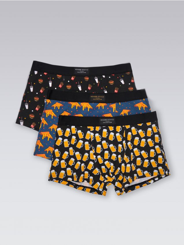 Boxershorts mit Druck, 3er-Pack - bunt - 3463I-MLC - HOUSE