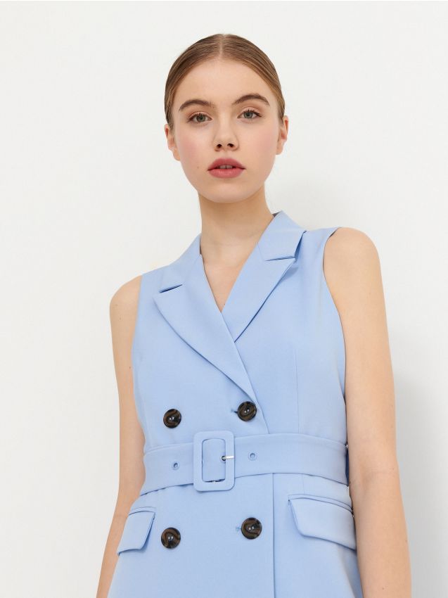 Minišaty - pale blue - 3559E-05X - HOUSE