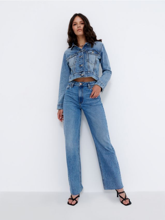 Jeans mit weitem Bein - blue jeans - 3570D-55J - HOUSE
