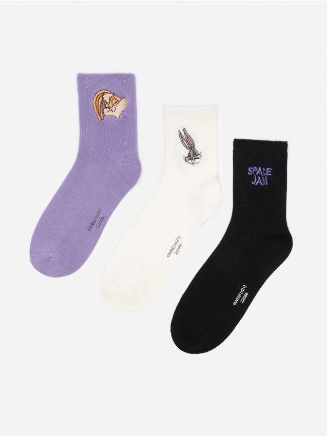 Kojinės – pakuotėje 3 vnt. Space Jam - multicolor - 3825I-MLC - HOUSE