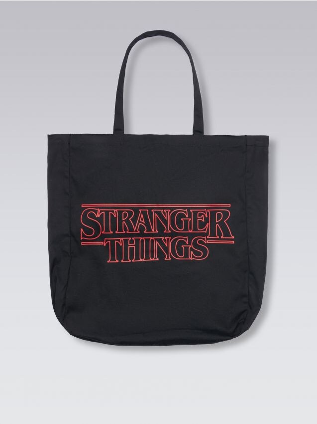 stranger things denim backpack