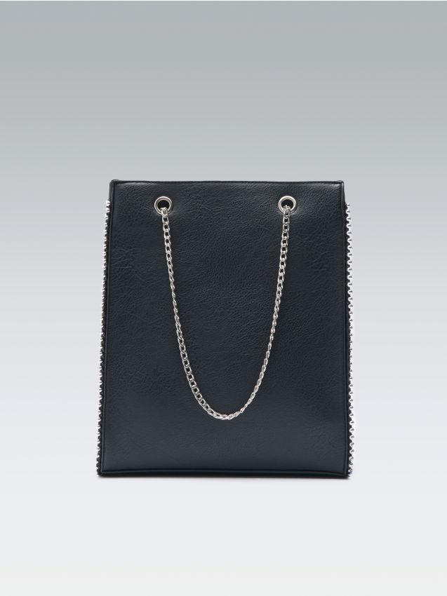 Nagy méretű shopper táska - fekete - 3851I-99X - HOUSE