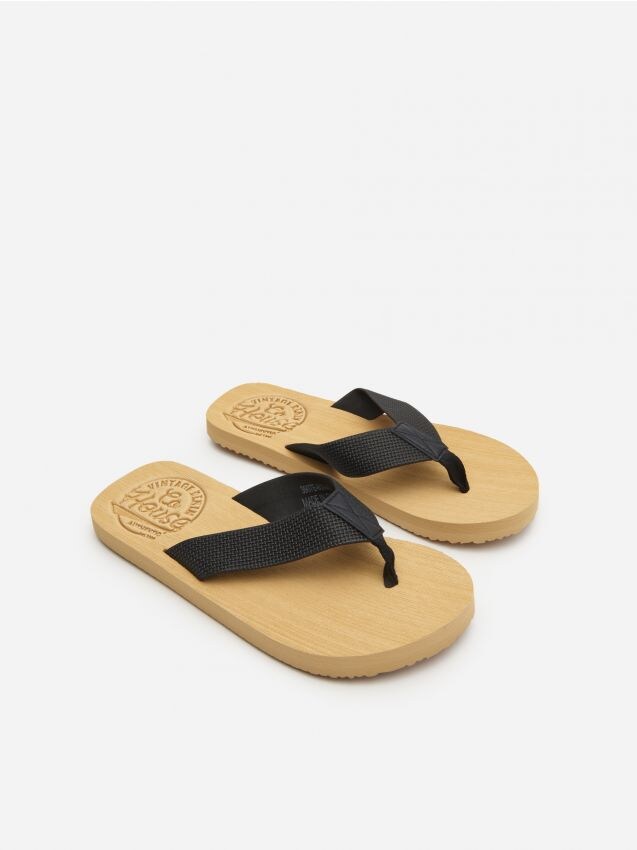 MEN`S FLIP-FLOPS - Бежевый - 3907E-80X - HOUSE