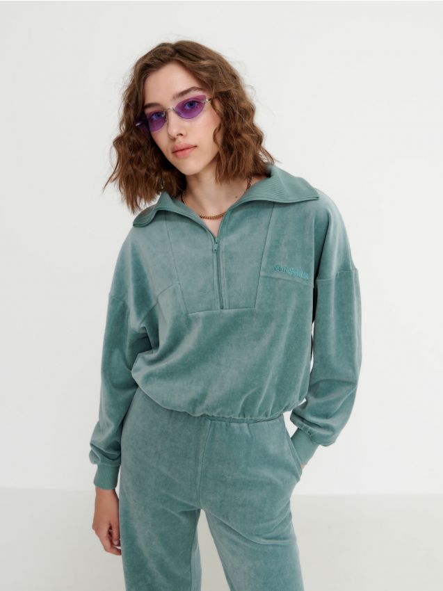 Pulóver - teal green - 4015I-67X - HOUSE