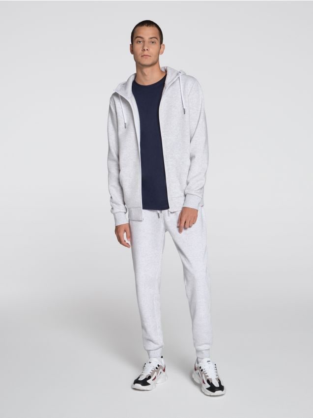 Men`s trousers - light grey - 4191D-09M - HOUSE
