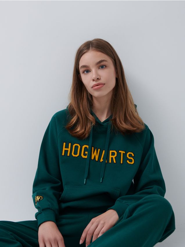 Kapuutsiga dressipluus Harry Potter - dark green - 4308I-79X - HOUSE