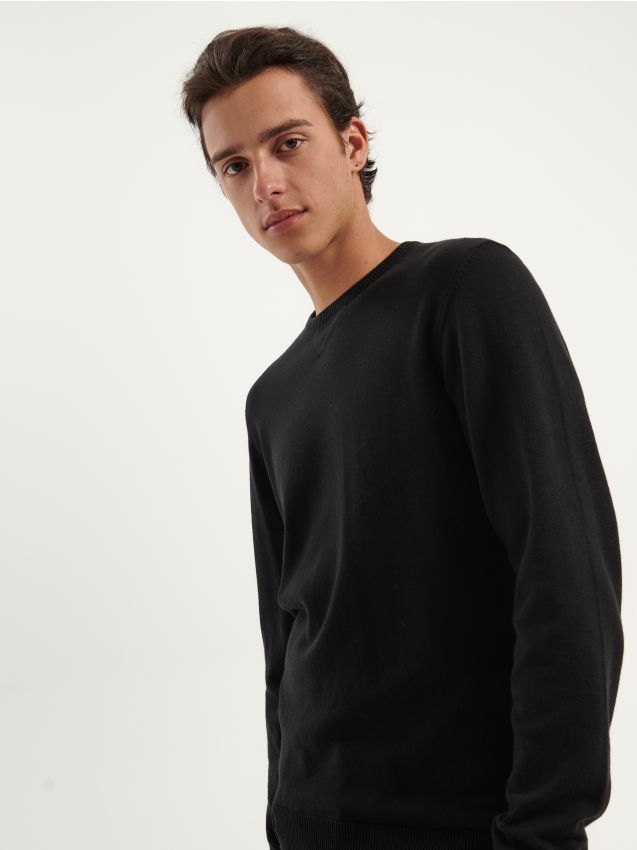 Maglione in cotone - Nero - HOUSE