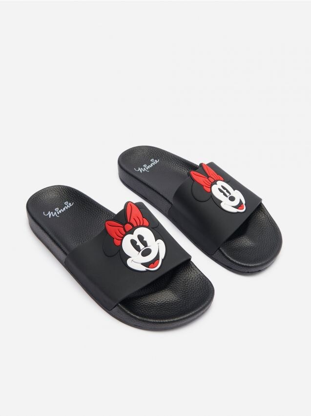 Nazouváky Minnie Mouse - černé - HOUSE