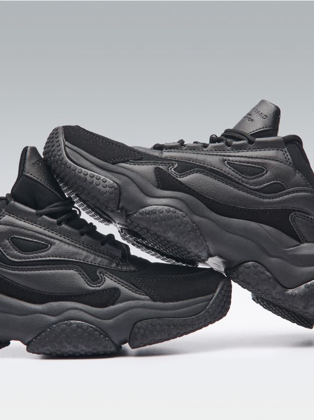 Vastagtalpú sneakers cipő - fekete - 4425I-99X - HOUSE