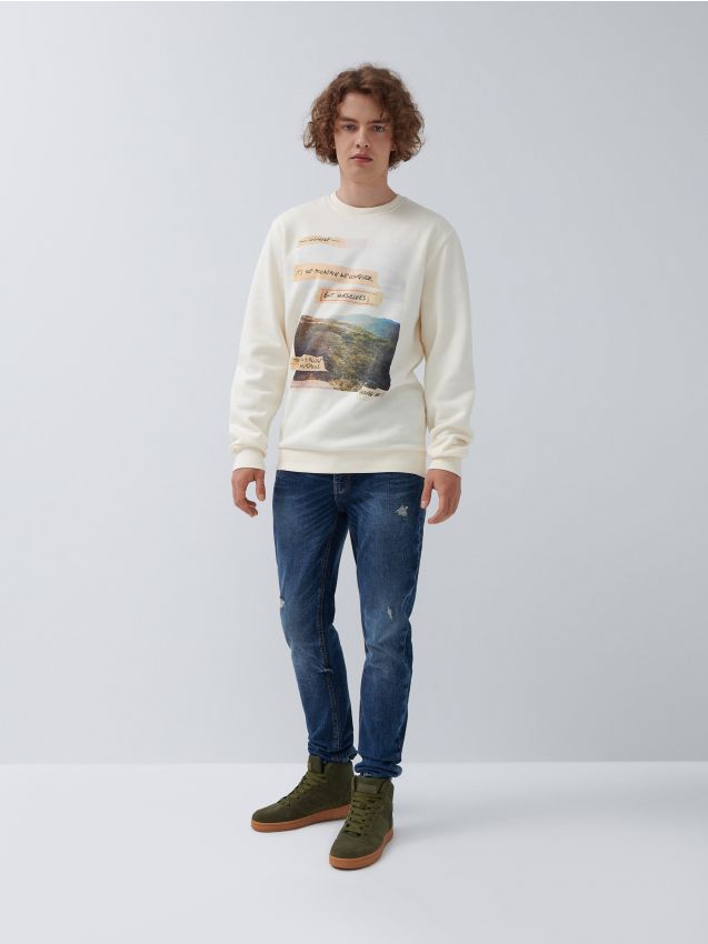 Strgane kavbojke slim - navy - 4515I-59J - HOUSE