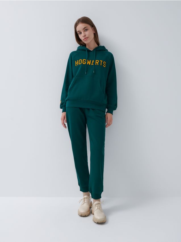 Püksid jogger - dark green - 4536I-79X - HOUSE