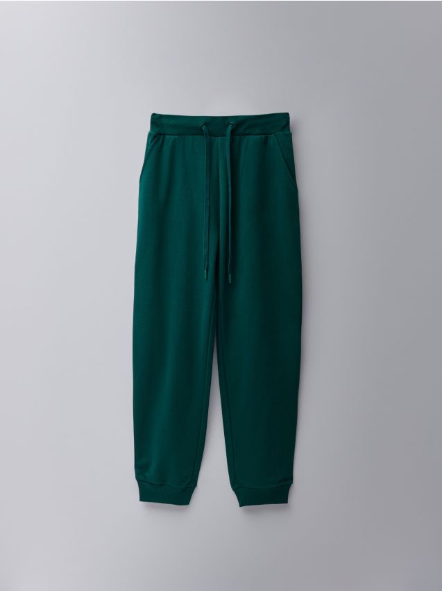 Kalhoty jogger - dark green - 4536I-79X - HOUSE