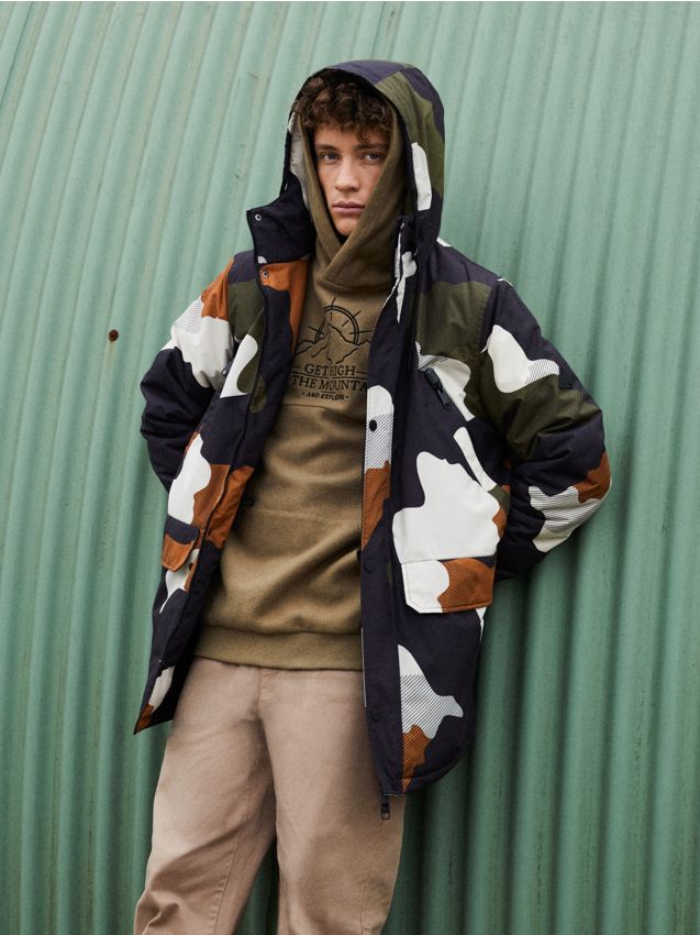 MEN`S COAT - multicolor - 4673D-MLC - HOUSE
