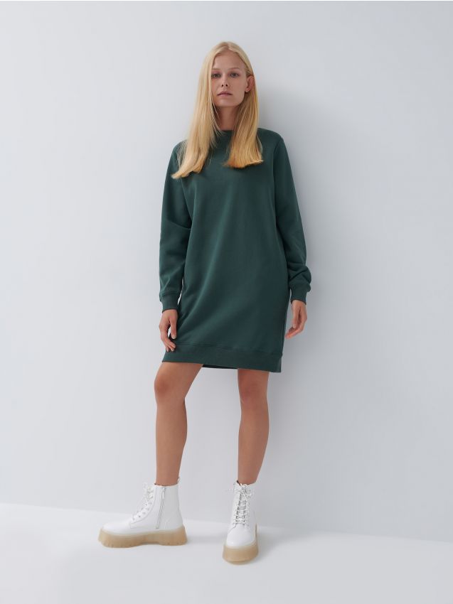 Sportinė marškinėlių suknelė - steel green - 4753I-96X - HOUSE