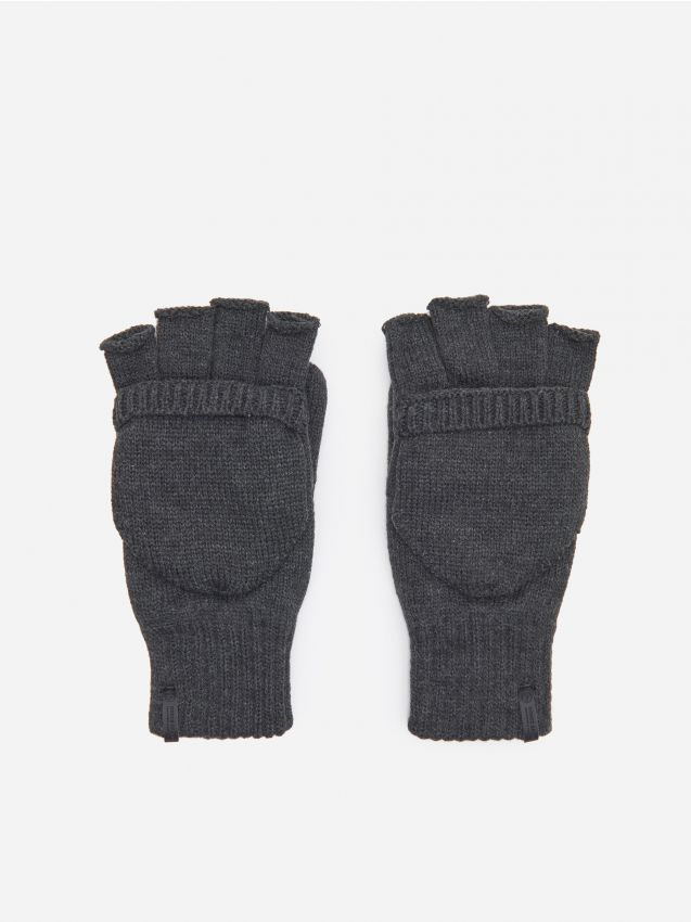 MEN`S GLOVES - dark grey - 4814A-90X - HOUSE
