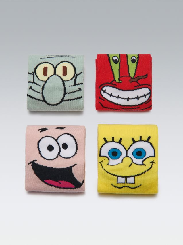 4 чифта чорапи SpongeBob - многоцветен - 4872I-MLC - HOUSE