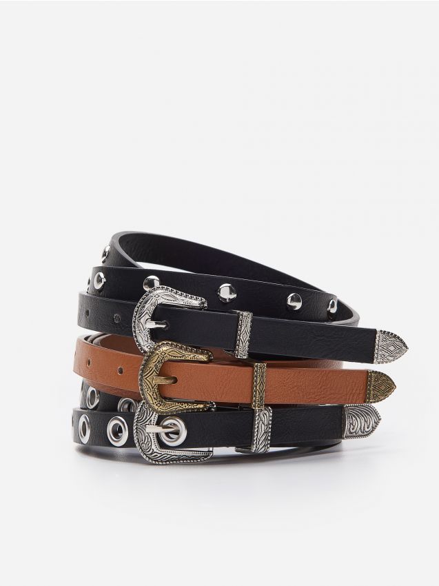 Ladies` belt multi - večbarvna - 4908A-MLC - HOUSE