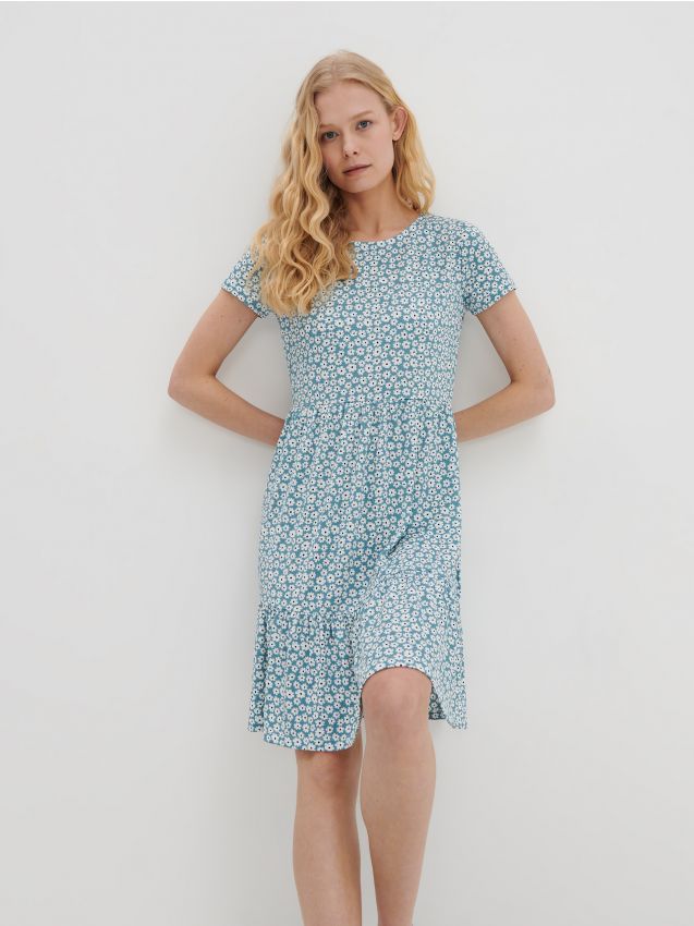 Patterned mini dress - multicolor - 4975E-MC3 - HOUSE