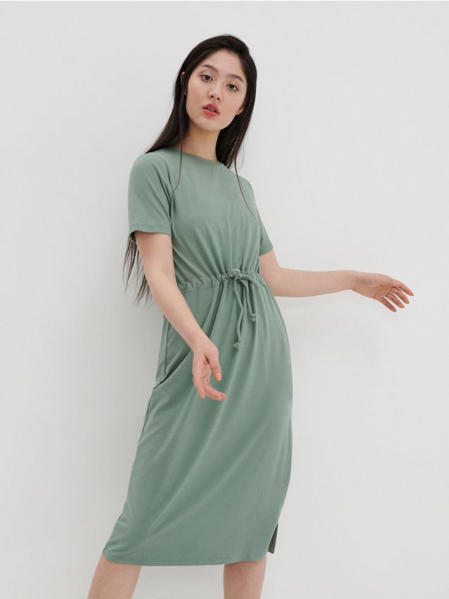 Rochie midi - teal green - 5020E-67X - HOUSE