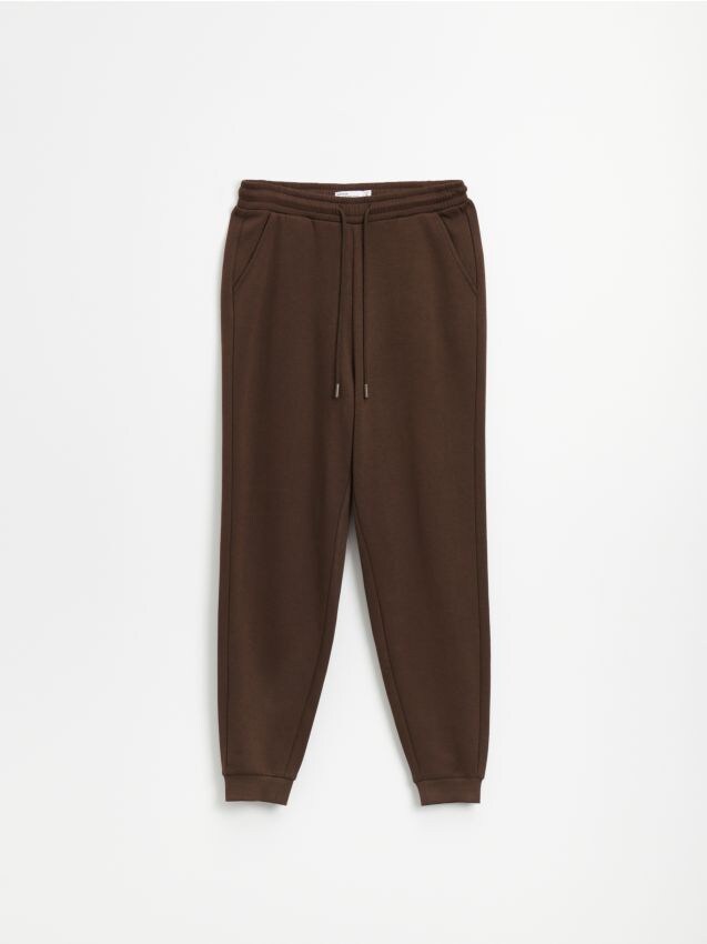Teplákové kalhoty joggers - dusty brown - HOUSE