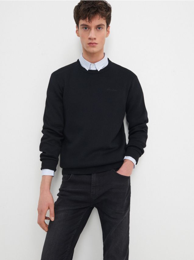 MEN`S SWEATER - crno - 5039A-99X - HOUSE