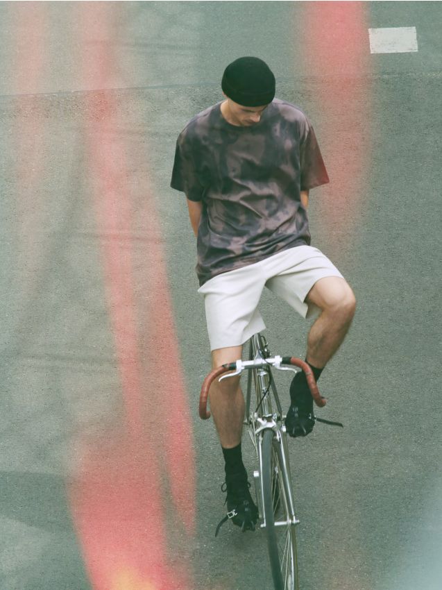 Majica kratkih rukava s tie-dye uzorkom - šaren - 5204I-MLC - HOUSE