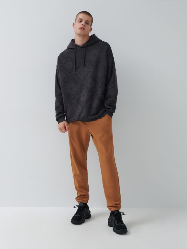 Kapucnis pulóver - dark grey - 5349I-90X - HOUSE