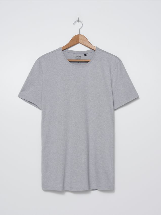 Футболка из органического хлопка - light grey - 5403E-09M - HOUSE