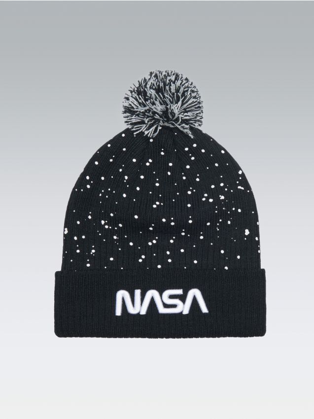 Pomponos sapka NASA - fekete - 5416I-99X - HOUSE
