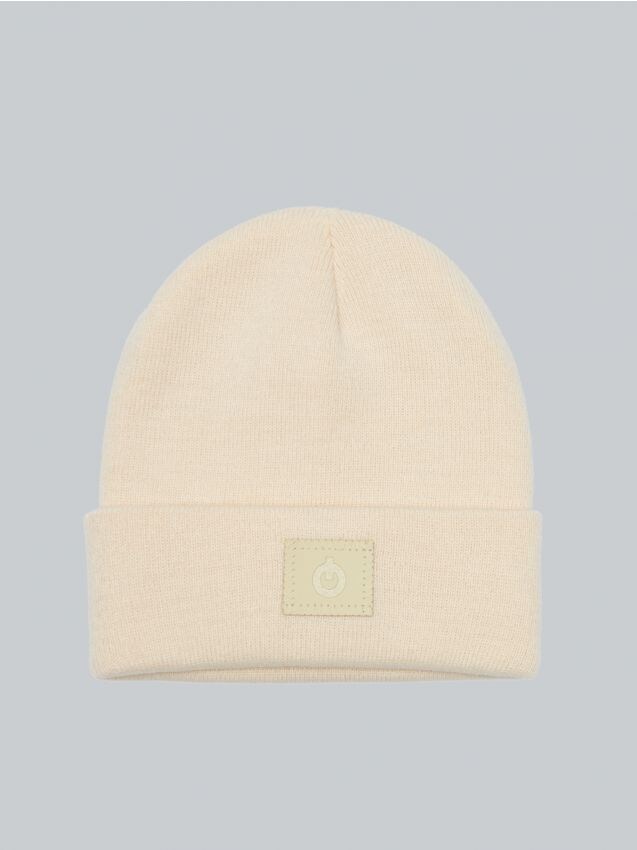 Mütze mit Aufnäher - cream - 5437I-01X - HOUSE