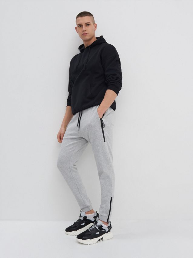 Брюки jogger - mid grey - 5448E-85M - HOUSE