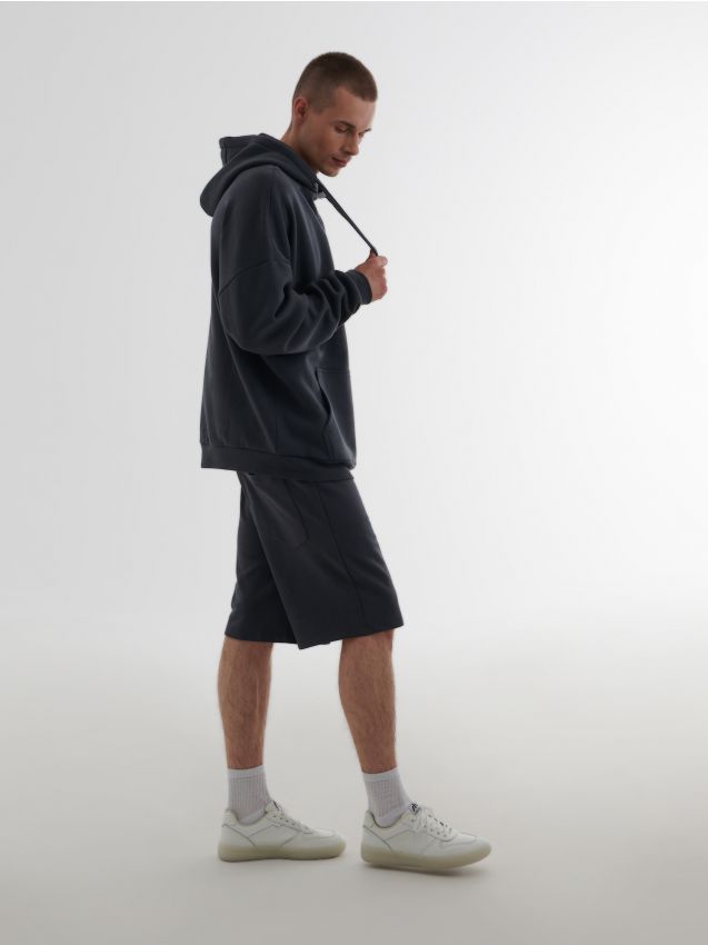 Rövid melegítő nadrág - dark grey - 5508I-90X - HOUSE
