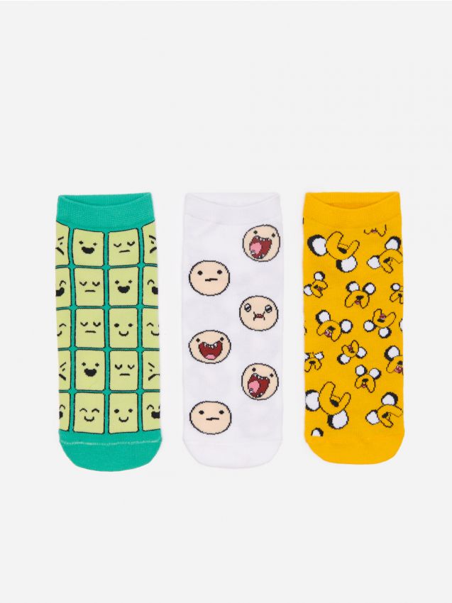 Set de 3 perechi de șosete Adventure Time - multicolor - HOUSE