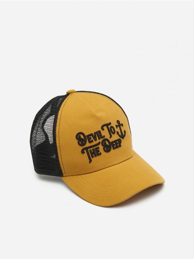 MEN`S PEAKED CAP - žuta boja - 5721D-11X - HOUSE