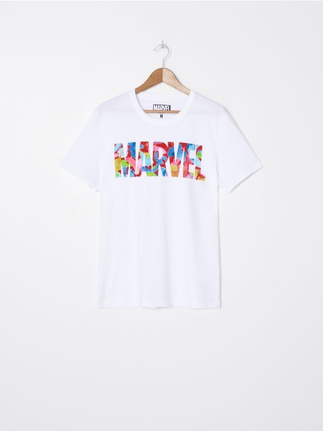 T-krekls ar apdruku Marvel - balts - 5766B-00X - HOUSE
