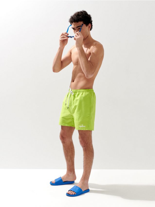 Kratke hlače invisible print - lime - 5768D-72X - HOUSE