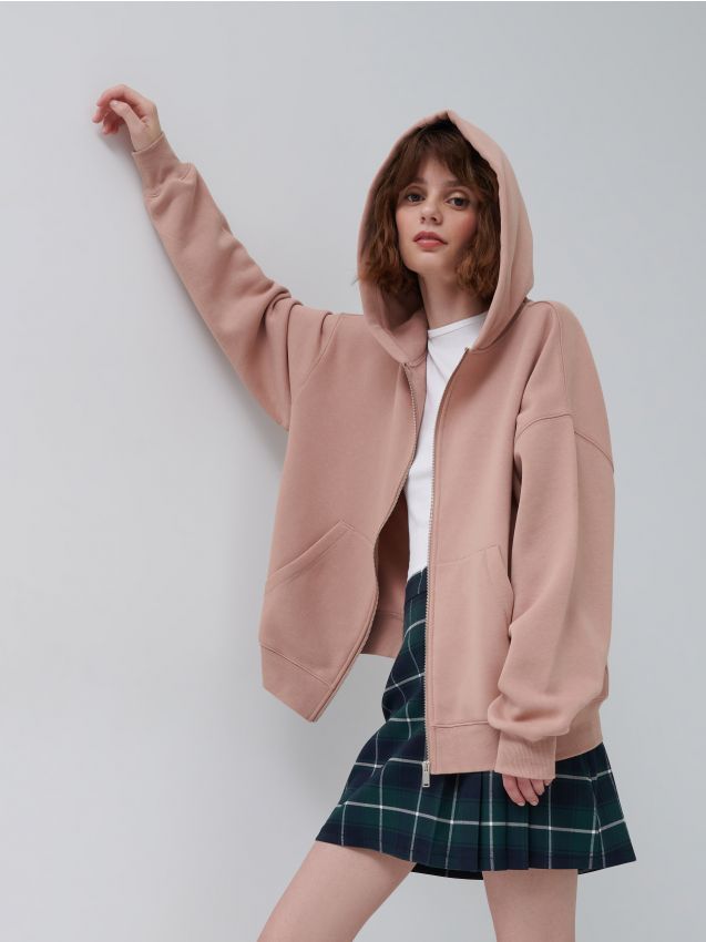Bluzon cu fermoar oversize - copper - 5918I-28X - HOUSE