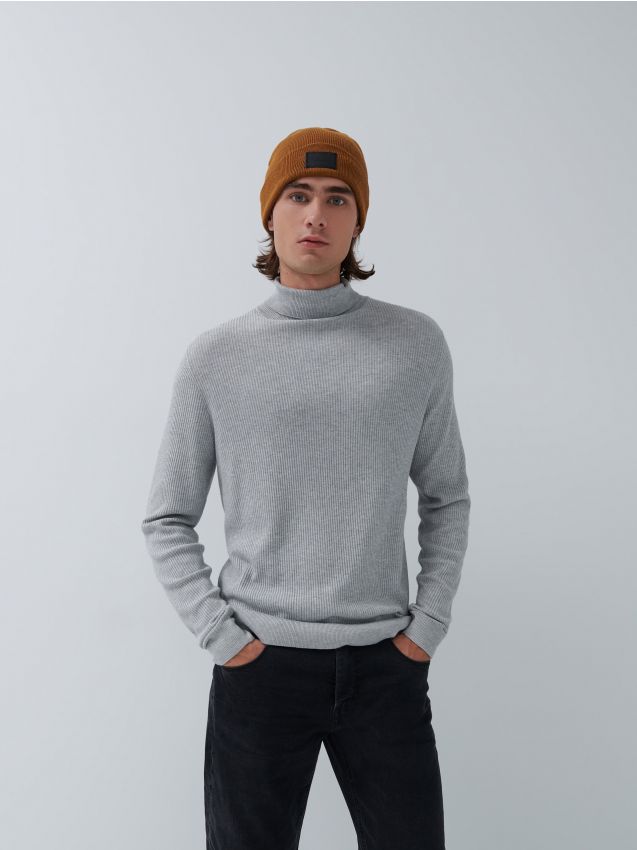 Megztinis su golfu - mid grey - HOUSE